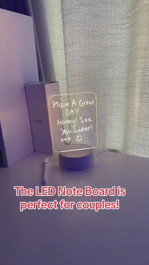 Creative Note Board Creative Led Night Light USB Message Board Holiday Light With Pen Gift For Children Girlfriend Decoration Night Lamp