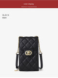 Women's Leather Mini Women's Bag Classic Mobile Phone Bag Messenger Bag