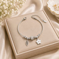 Stainless Steel Bracelet Parthenocissus Grass Vacuum Plating Titanium Steel Bracelet