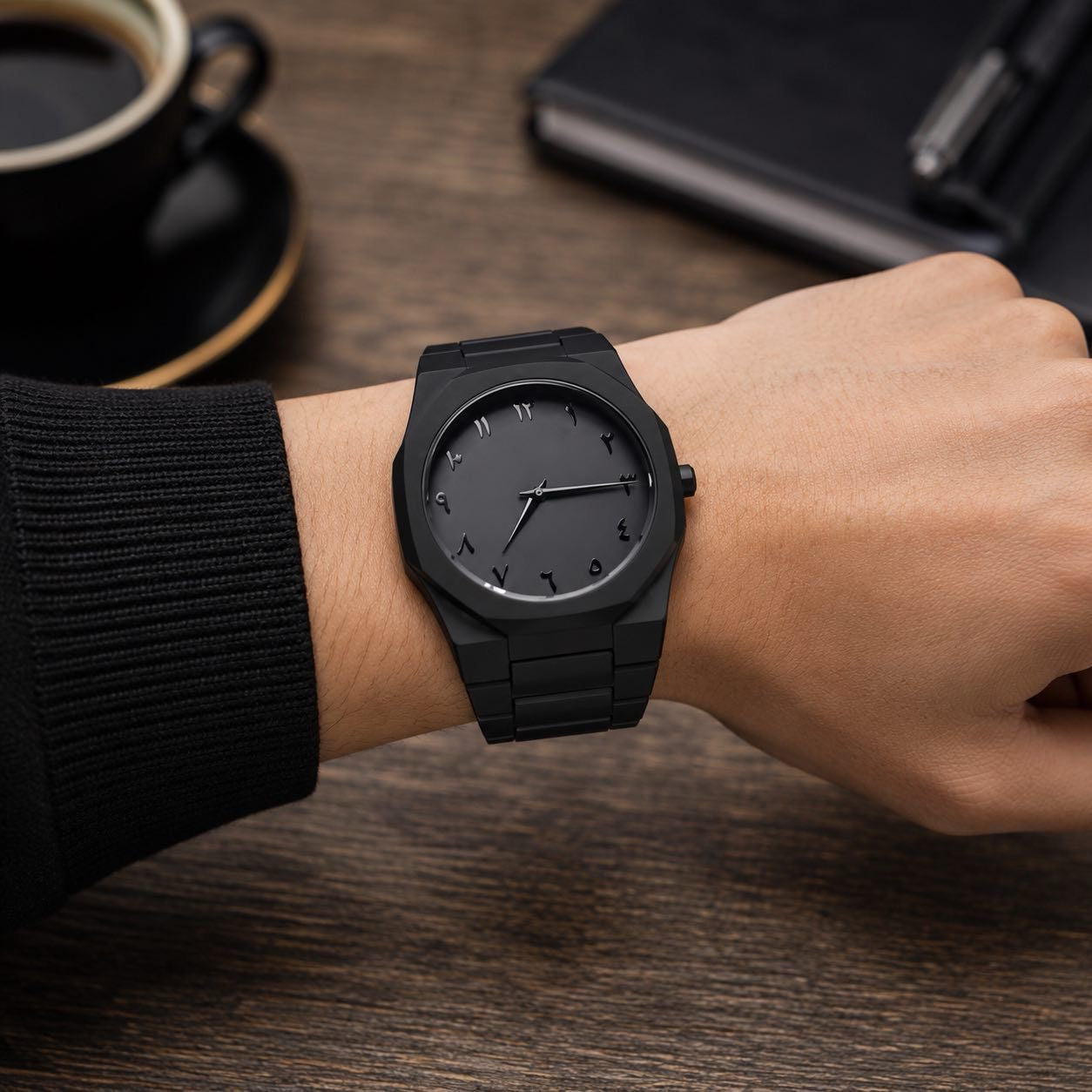 Stainless Steel Arabic Watch
